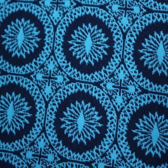 Lane Bryant Ashley Crop Pants Curvy Blue Teal‎ Jacquard Stretch 20 - Picture 10 of 12